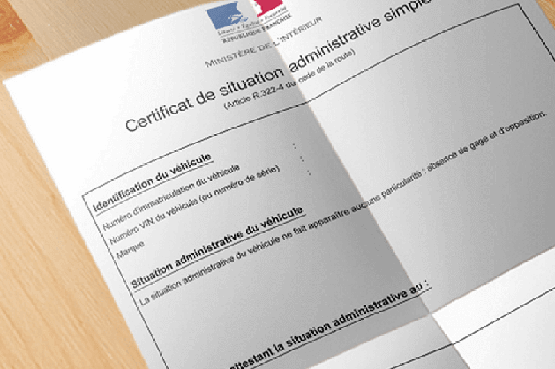 Le certificat de non-gage : essentiel pour la vente d'un véhicule