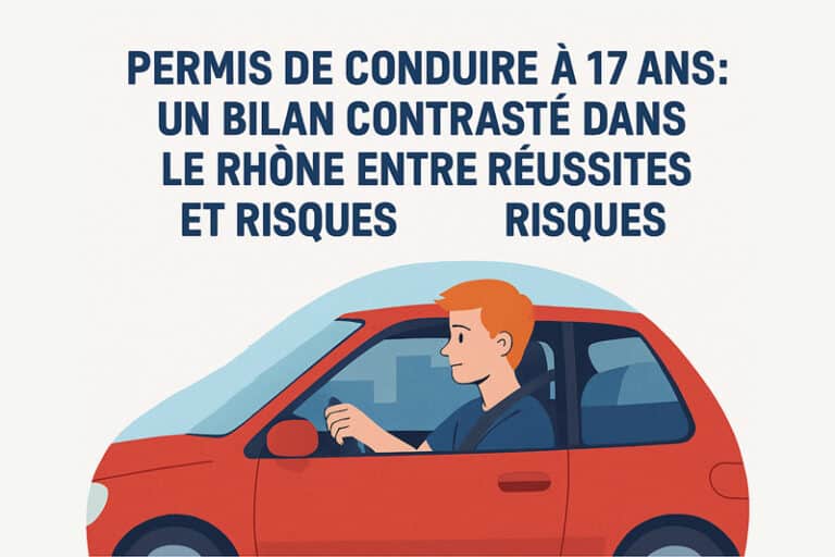Permis de conduire dès 17 ans : Un Bilan Contrasté dans le Rhône entre Réussites et Risques