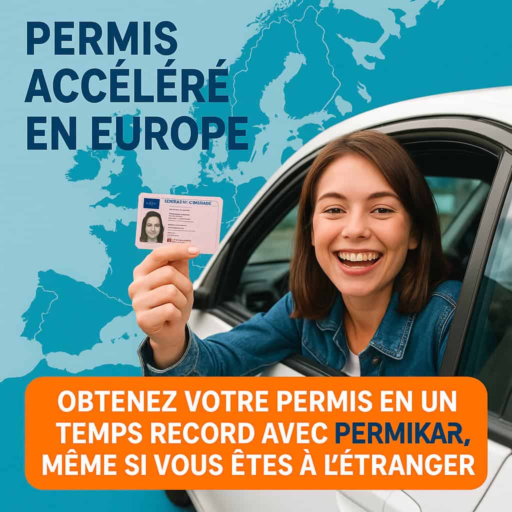 Permis Accéléré en Europe – Obtenez votre permis en un temps record avec Permikar, même si vous êtes à l’étranger !