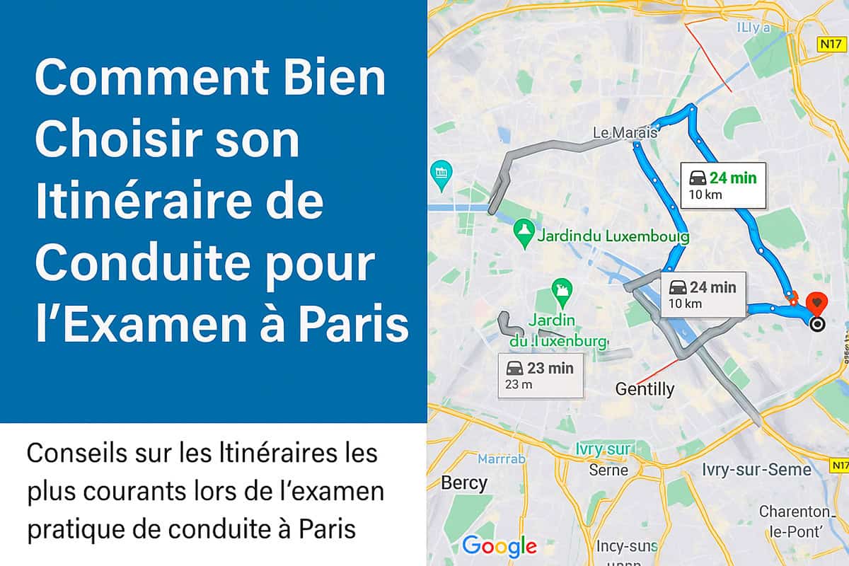 Comment Bien Choisir son Itinéraire de Conduite pour l’Examen à Paris