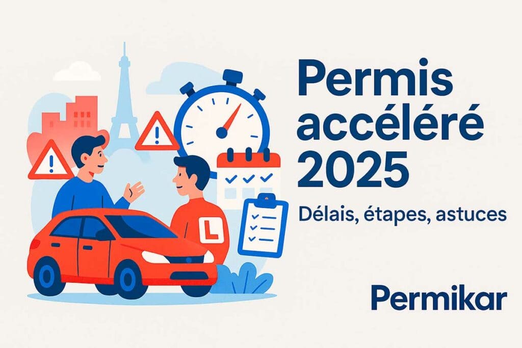 Permis accéléré 2025 : le guide complet pour l’obtenir vite… et bien (délais, étapes, astuces)