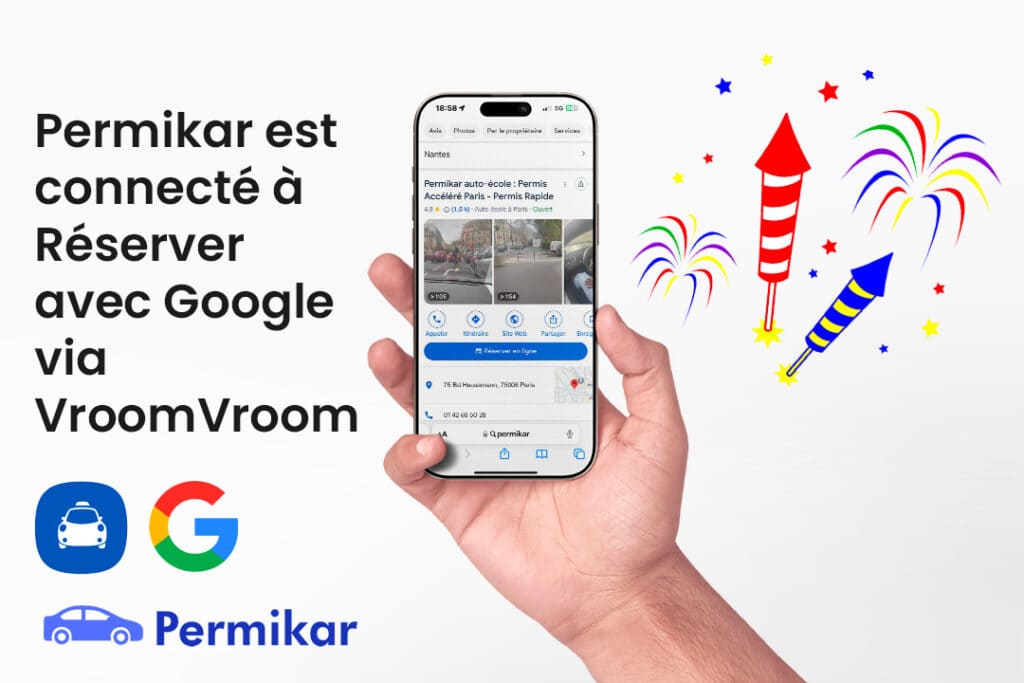 Réserver avec Google arrive chez Permikar : prenez rendez-vous en 1 clic depuis Google